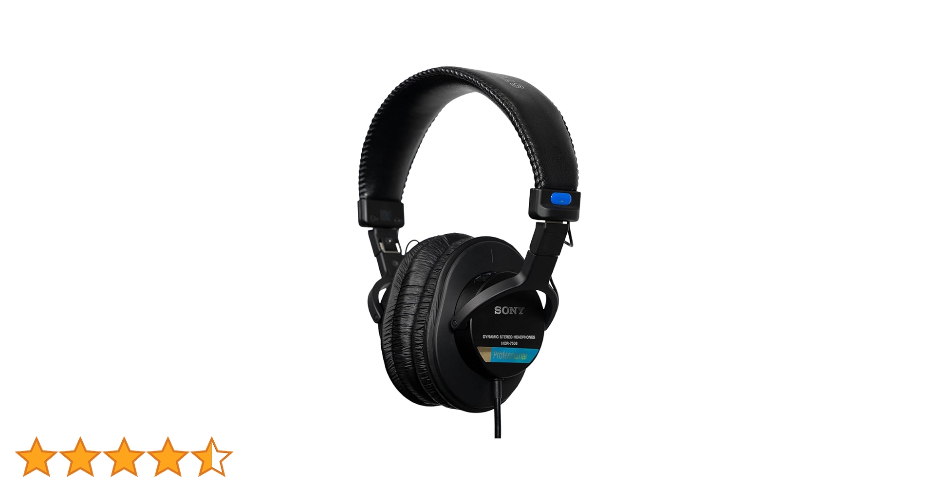 SONY プロフェッショナル スタジオモニターヘッドホン MDR-7506 Sony MDR-7506 Monitor Headphones | zZounds